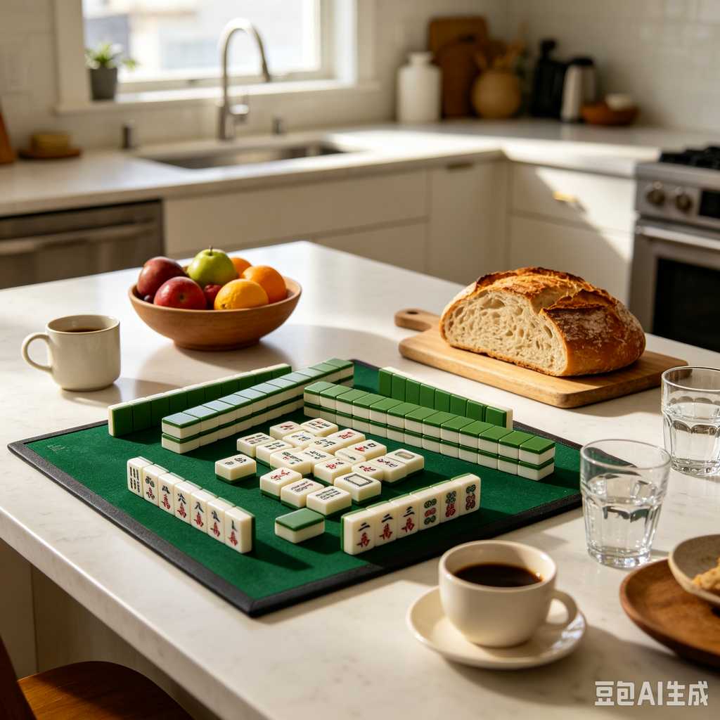 mini travel mahjong set lightweight